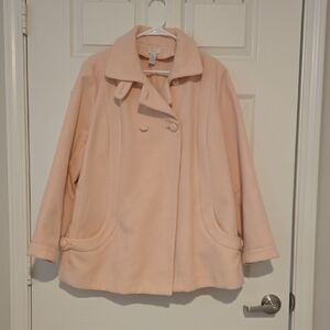 Chico's Soft Pink Pea Coat